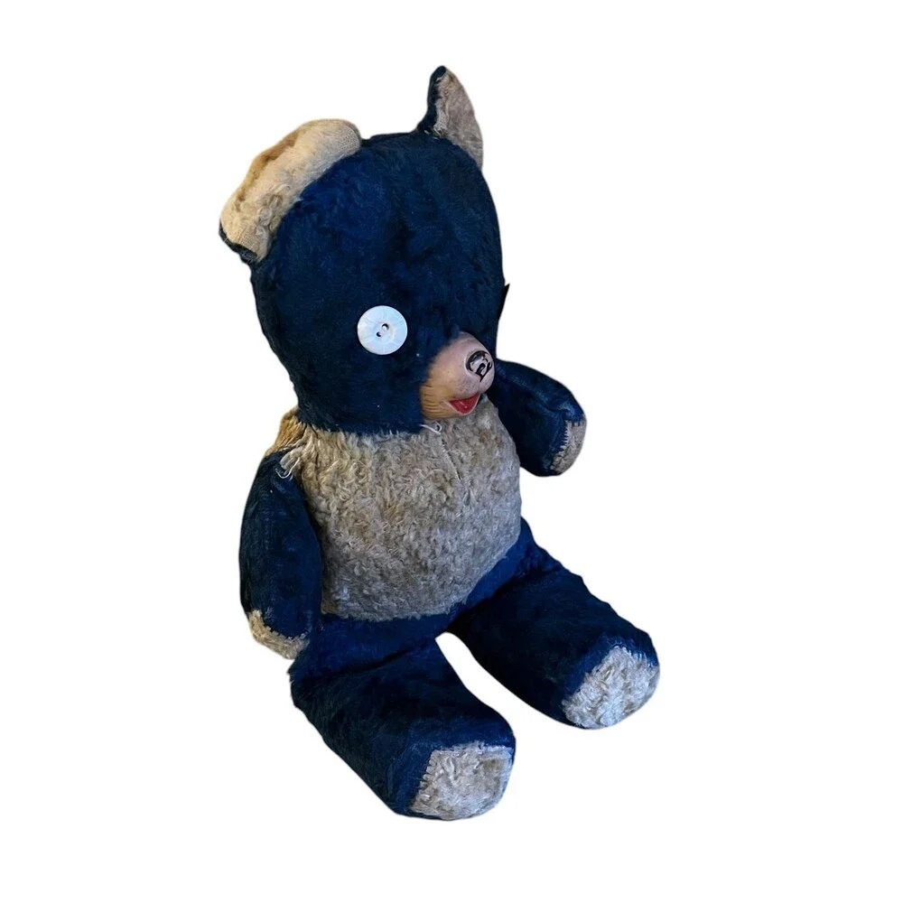 VTG 50s 60s Plush Blue 13